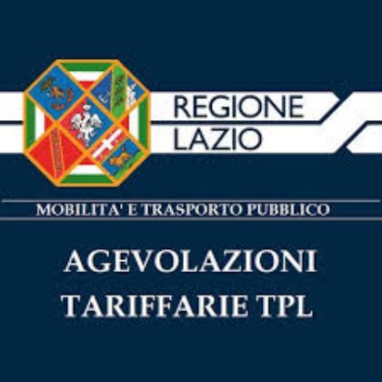 Agevolazioni tariffarie Regione Lazio