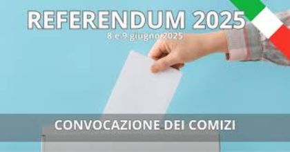 Convocazione dei comizi per i referendum popolari dell’8 e 9 giugno 2025. Convocazione dei comizi per i referendum popolari dell’8 e 9 giugno 2025.