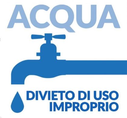 Pubblicata l’ordinanza che vieta l’uso improprio dell’acqua potabile Pubblicata l’ordinanza che vieta l’uso improprio dell’acqua potabile