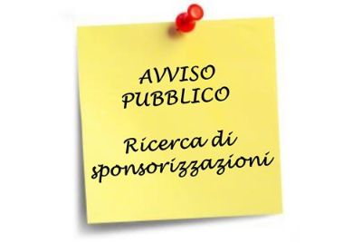 avviso sponsorizzazioni