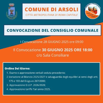 convocazione consiglio 30 giugno