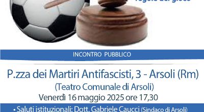 Volantino Sport e Giustizia Volantino Sport e Giustizia